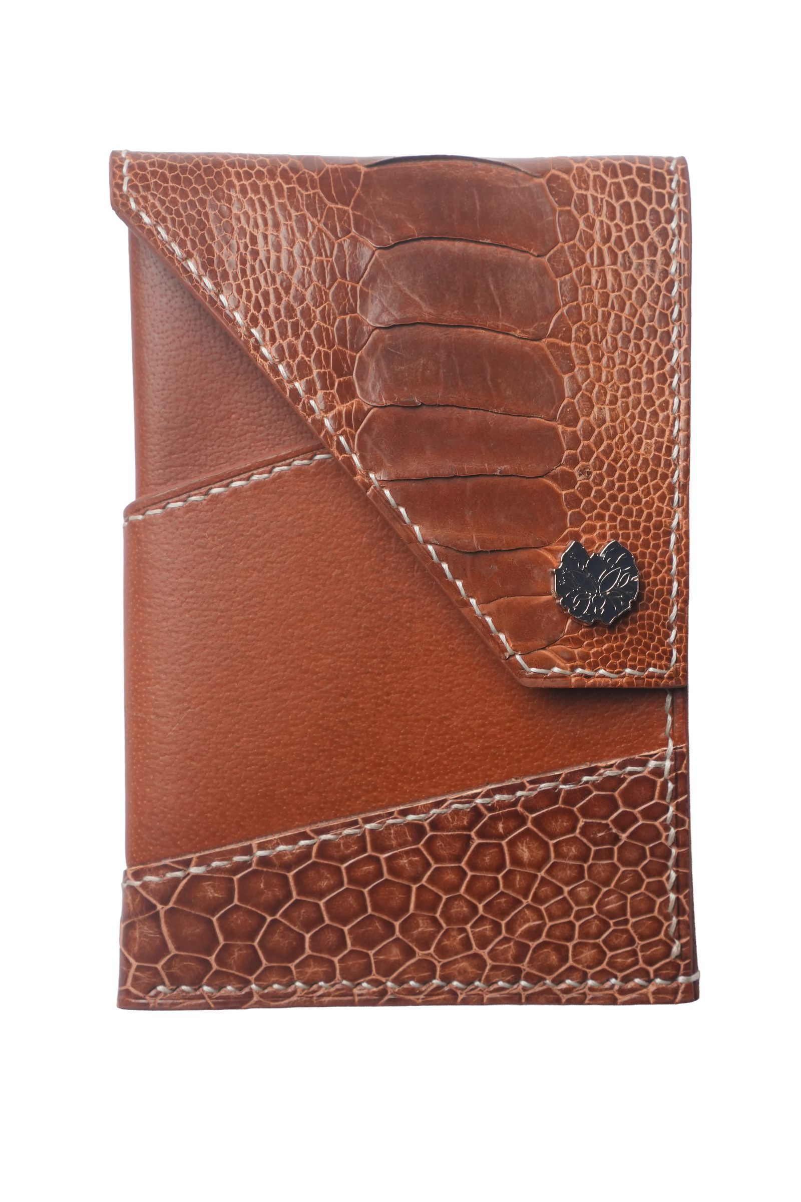 Ostrich leg exotic leather wallet Sri Lanka by ZYDHNEY